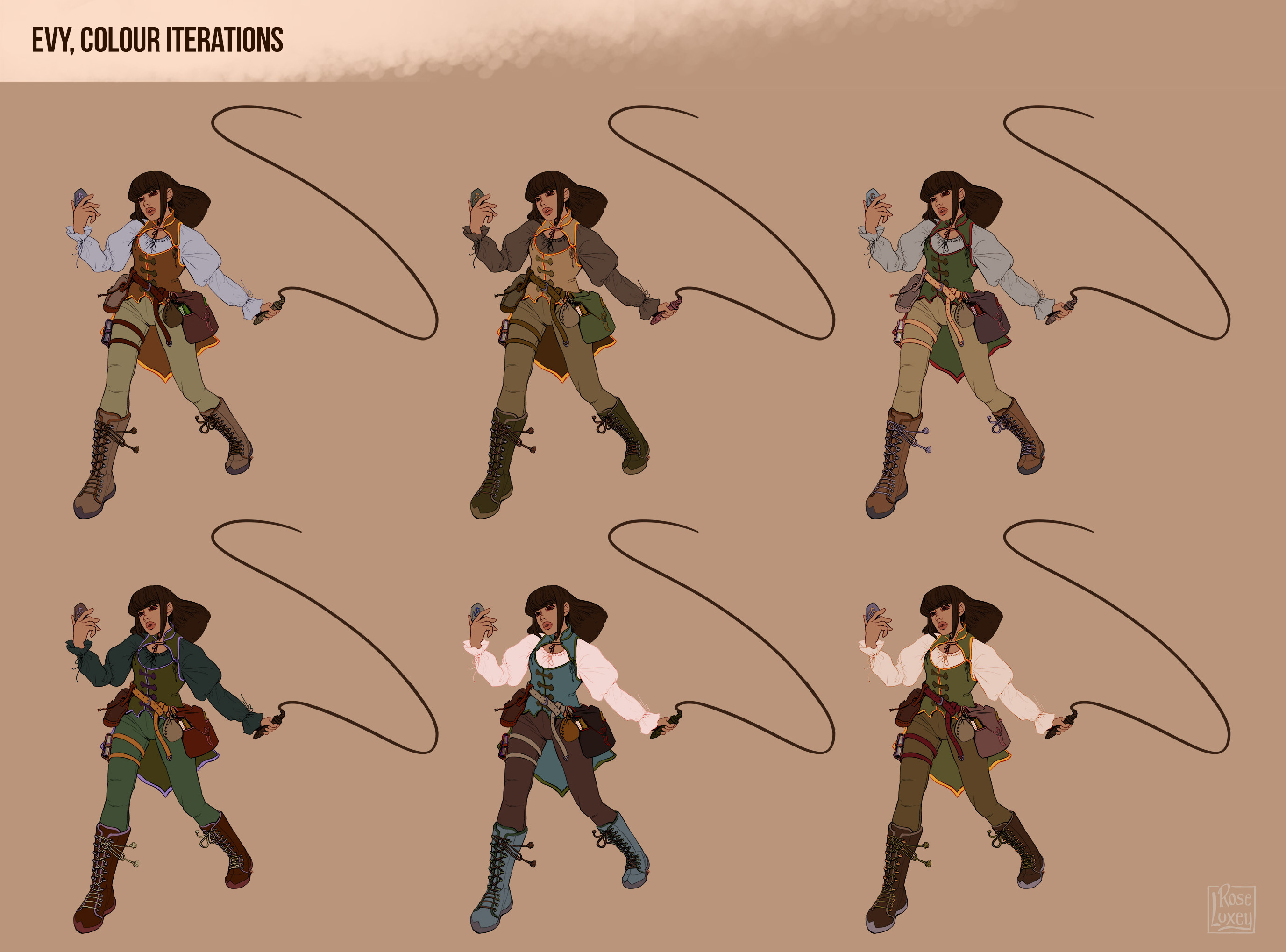 FanArt GoR Evy WIP couleurs